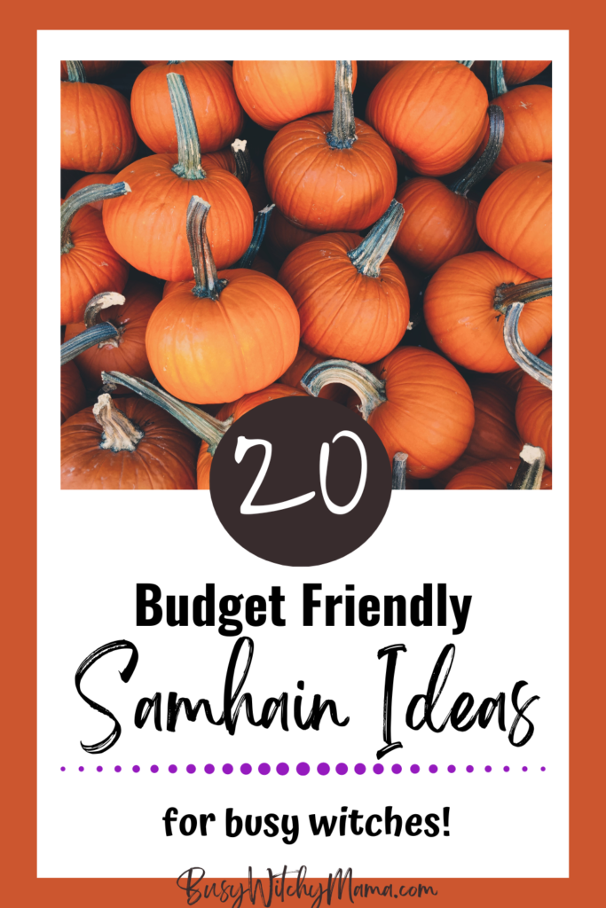 20 budget friendly Samhain ideas