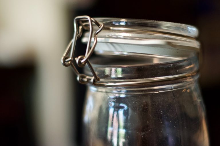 empty gratitude jar