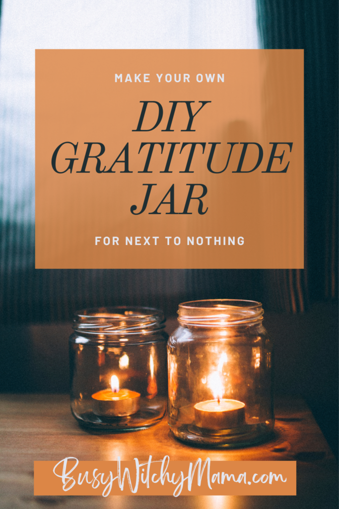 how to make a diy gratitude jar