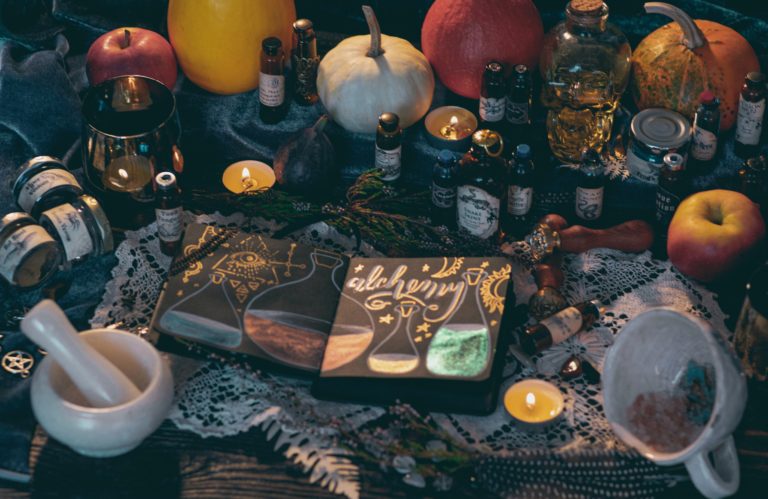 witchy altar