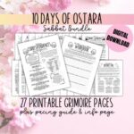 10 Days of Ostara Digital Download Sabbat Bundle